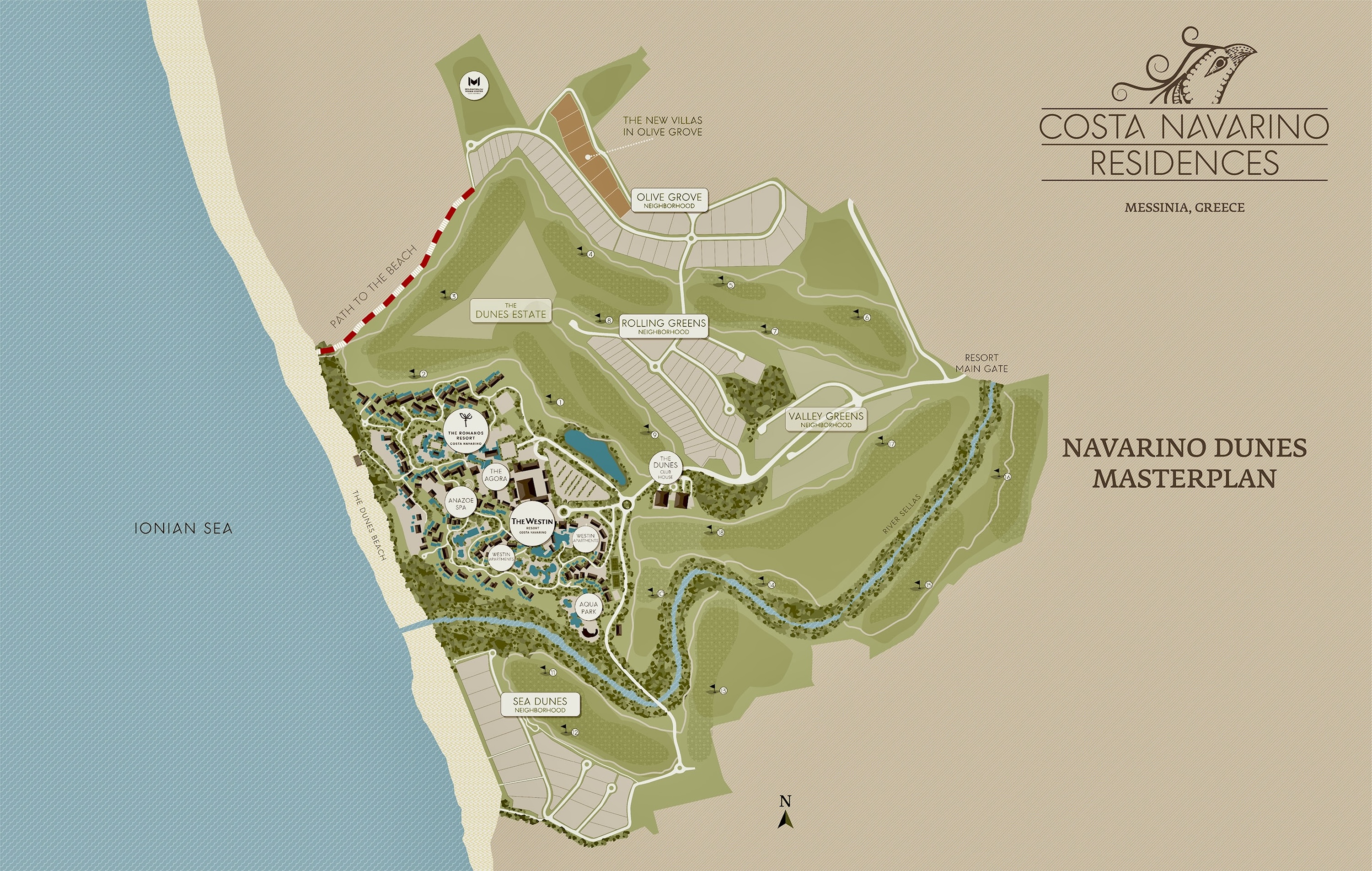 Costa Navarino Villa 1 in Olive Grove